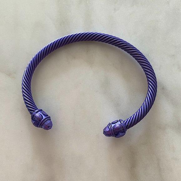 LE David Yurman Renaissance® Classic Cable BraceletPurple Aluminum